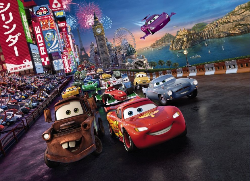 FOTOTAPET CARS DISNEY-PIXAR  CURSA