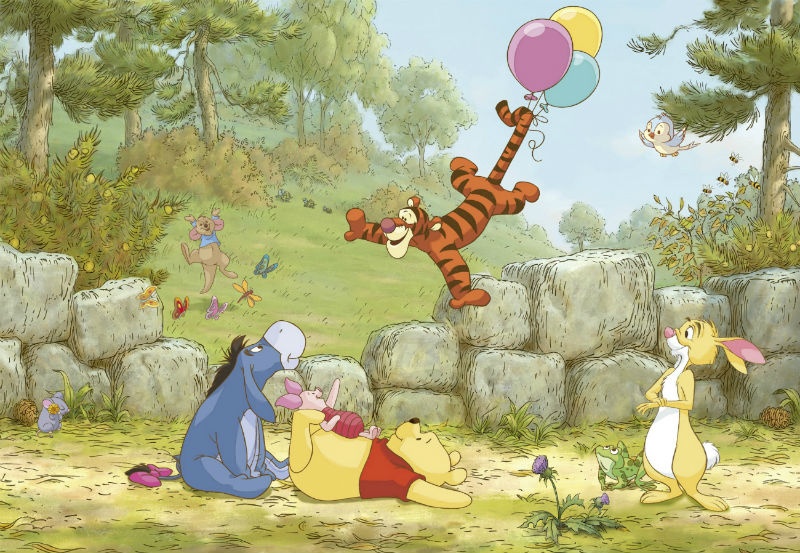 FOTOTAPET COPII WINNIE THE POOH  BALOANE