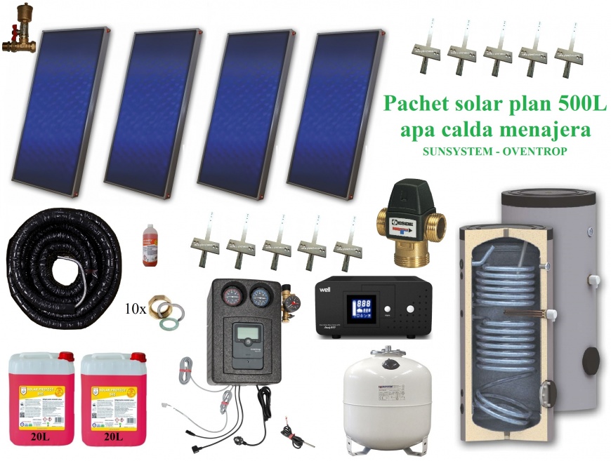 PACHET SOLAR ACM 500L COMPLET STAR