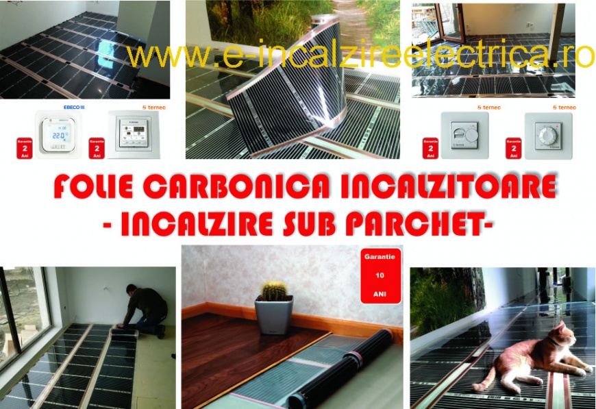 FOLIE CARBONICA_INCALZIRE IN PARDOSEALA SUB PARCHET