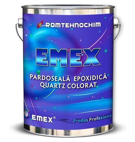 PARDOSEALA EPOXIDICA DECORATIVA CU CUARTZ COLORAT EMEX QUARTZ