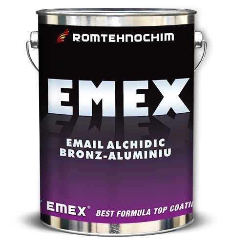 EMAIL ARGINTIU METALIZAT BRONZ-ALUMINIU EMEX