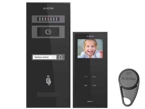 VIDEOINTERFON COLOR ELECTRA  CU MONTAJ INCLUS