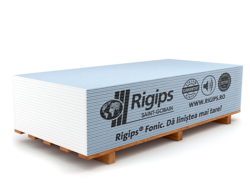 PLACA RIGIPS ACUSTICA 12.5X1200X2600 MM