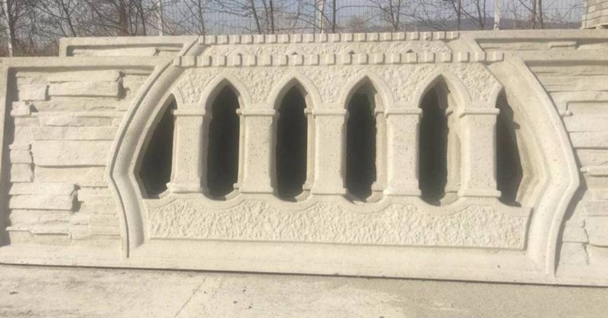 GARD DE BETON PADOVA (ARMAT CU PLASA DE 6) 2000×600