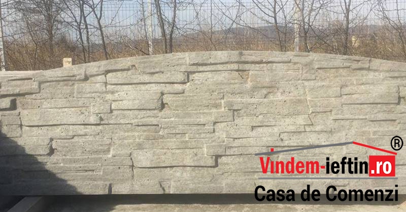 GARD DE BETON FLORENTA II (ARMAT CU PLASA DE 6) 2000×600