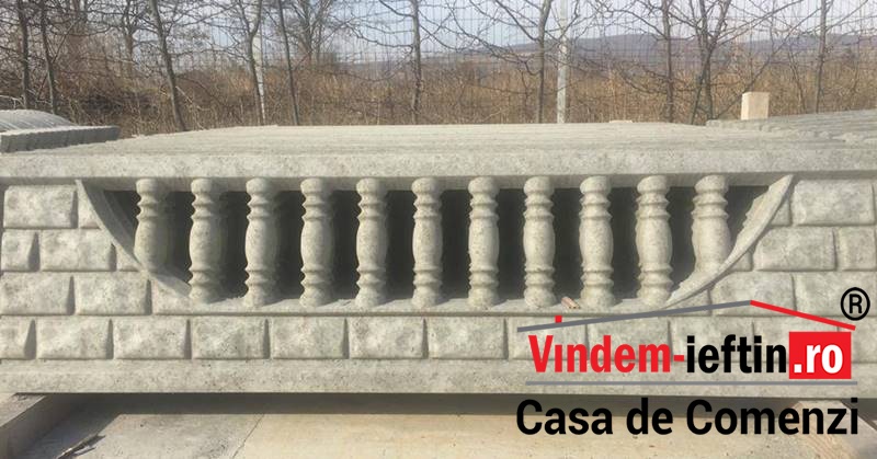 GARD DE BETON ANCONA (ARMAT CU PLASA DE 6) 2000×450