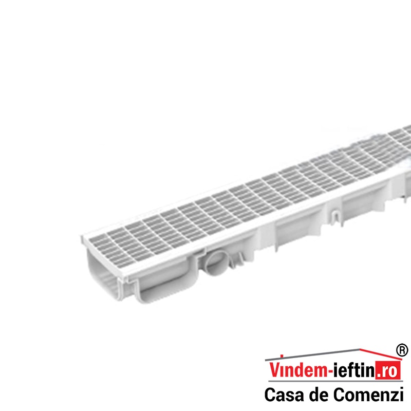 RIGOLA PEGASUS PLUS ONE S+GRATAR PP GRI/NEGRU 100X35X1000