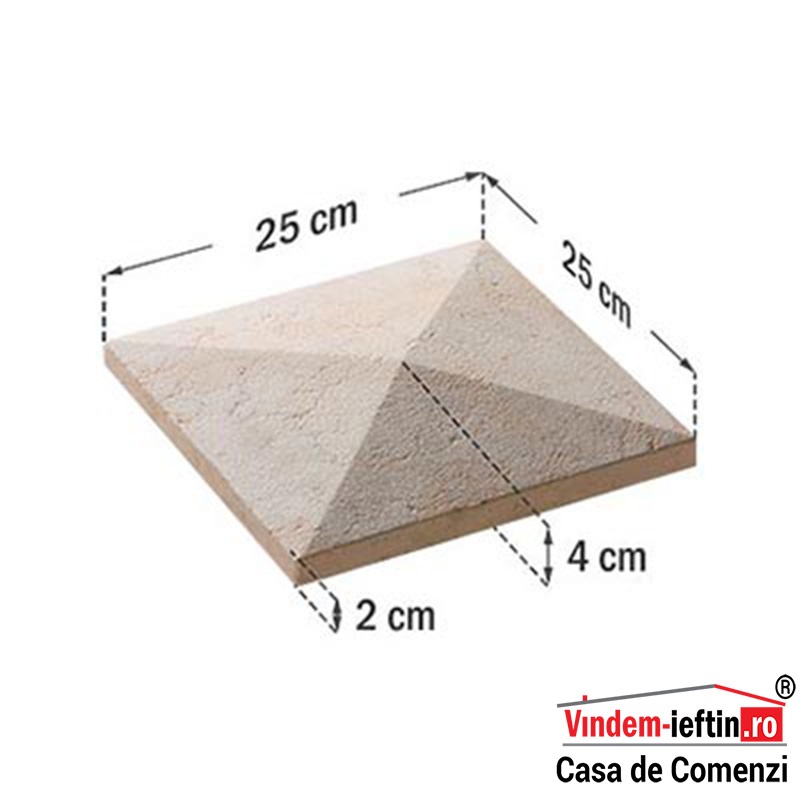 CAPAC STALP GARD ROMA 25X25X4 CM