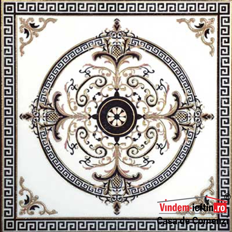 TABLOU CERAMIC VANESSA GOLD 120×120 CM