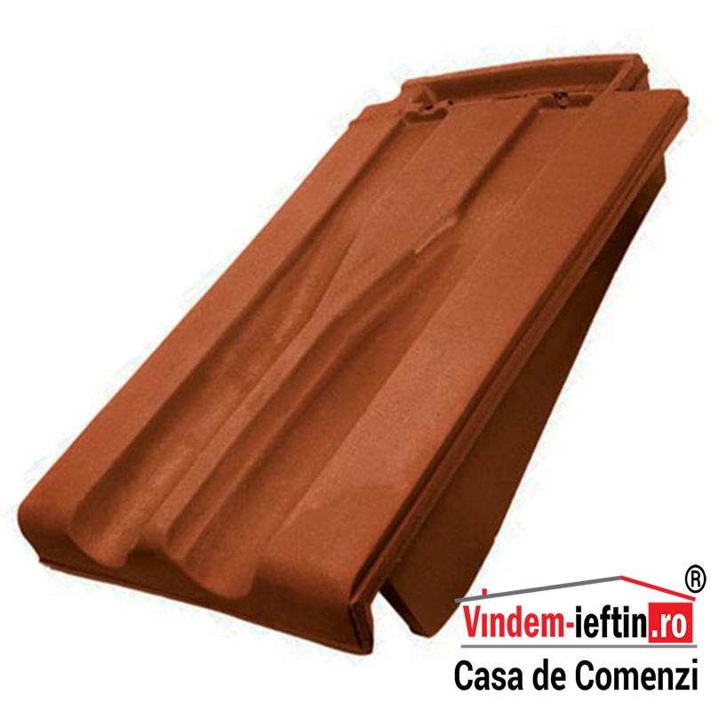TIGLA CERAMICA MARGINE DREAPTA TONDACH CONSTANT ECO TERACOTA 25.5X40CM