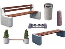 MOBILIER DIN BETON / BANCI / COSURI / JARDINIERE / FANTANI