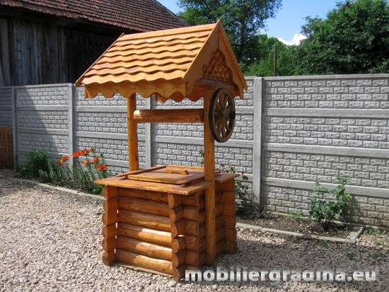 PRODUCEM FANTANI RUSTICE DE LEMN