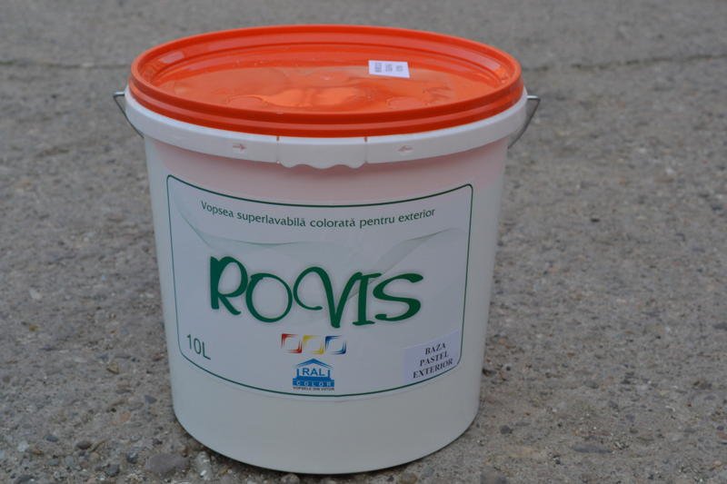 ROVIS VOPSEA SUPERLAVABILA COLORATA DE INTERIOR 10 L