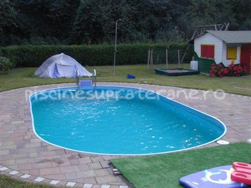 PISCINA INGROPATA HOBBY POOL TOSCANA 525X320X150 CM