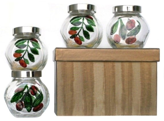 SET BORCANELE PENTRU CONDIMENTE