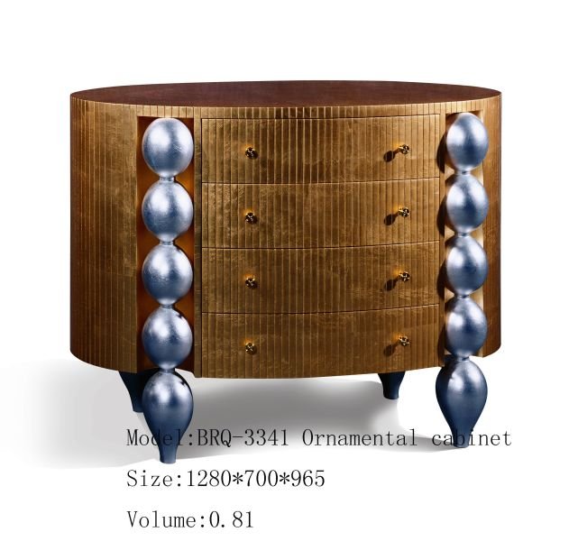 COMODA FOITA DE AUR - 4 SERTARE - BRQ-3341