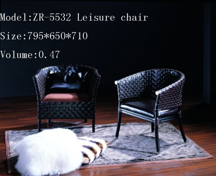 SCAUN RELAXARE PIELE IMPLETITA - ZR-5532