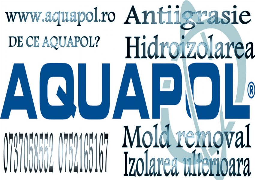 ANTIIGRASIE, HIDROIZOLAREA  MOLD REMOVAL, IGRASIE, IGRASIA, UMIDITATE, IZOLARE ULTERIOARA