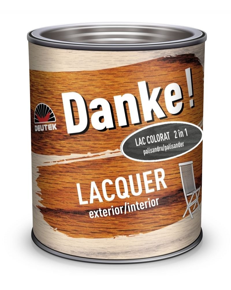 LAC DANKE LACQUER COLORAT PENTRU LEMN EXTERIOR 0.75L