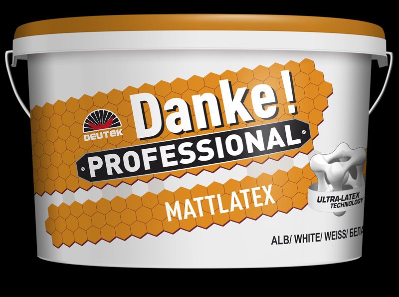 DANKE PROFESSIONAL MATTLATEX 8.5L - VOPSEA LAVABILA CAUCIUCATA