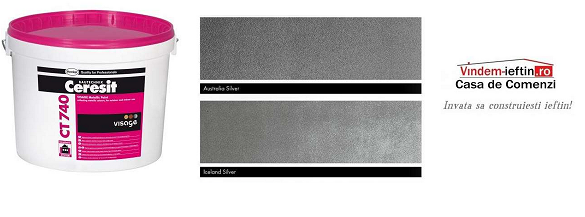 VOPSEA DECORATIVA REFLEXII METALIZATE CERESIT, SILVER