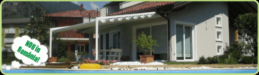 COPERTINE PARASOLARE RETRACTABILE PERGOLA FLOPER