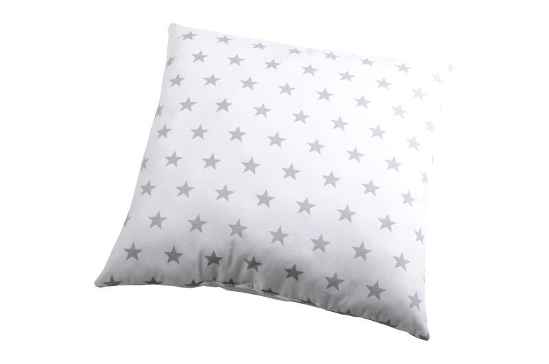PERNA DECORATIVA ASTRE ALBA CU STELUTE GRI