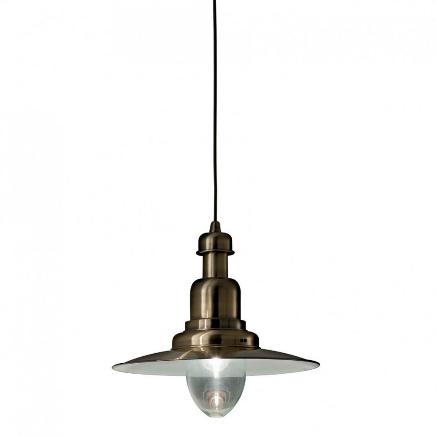 LAMPA STIL INDUSTRIAL PENTRU TAVAN FIORDI SP1 BRONZ