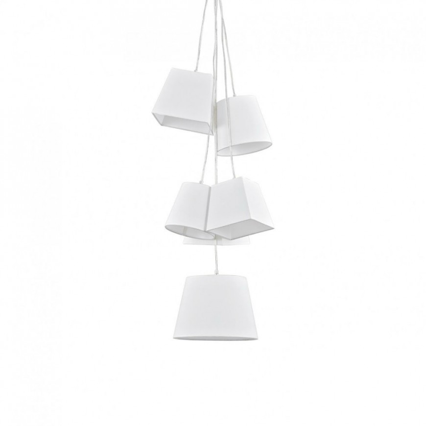 LAMPA SUSPENDATA ABAJURURI MATERIAL TEXTIL - HATS SP6 MODERN