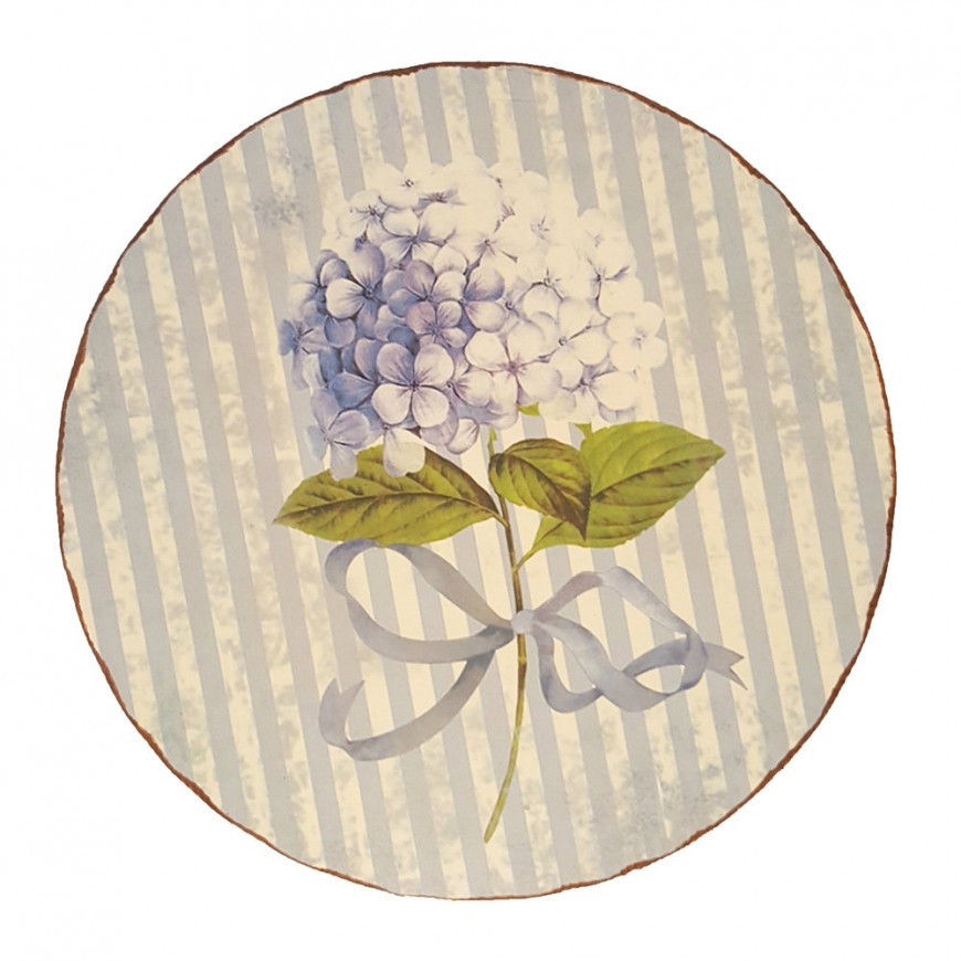 SUPORT VASE DIN LEMN - HORTENSIE BLEU