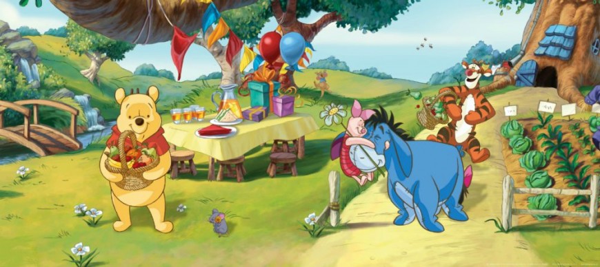 FOTOTAPET COPII WINNIE THE POOH - O ZI SPECIALA