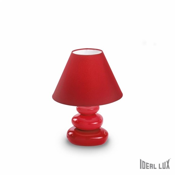 VEIOZA CU ABAJUR TEXTIL - K2 TL1 ROSU