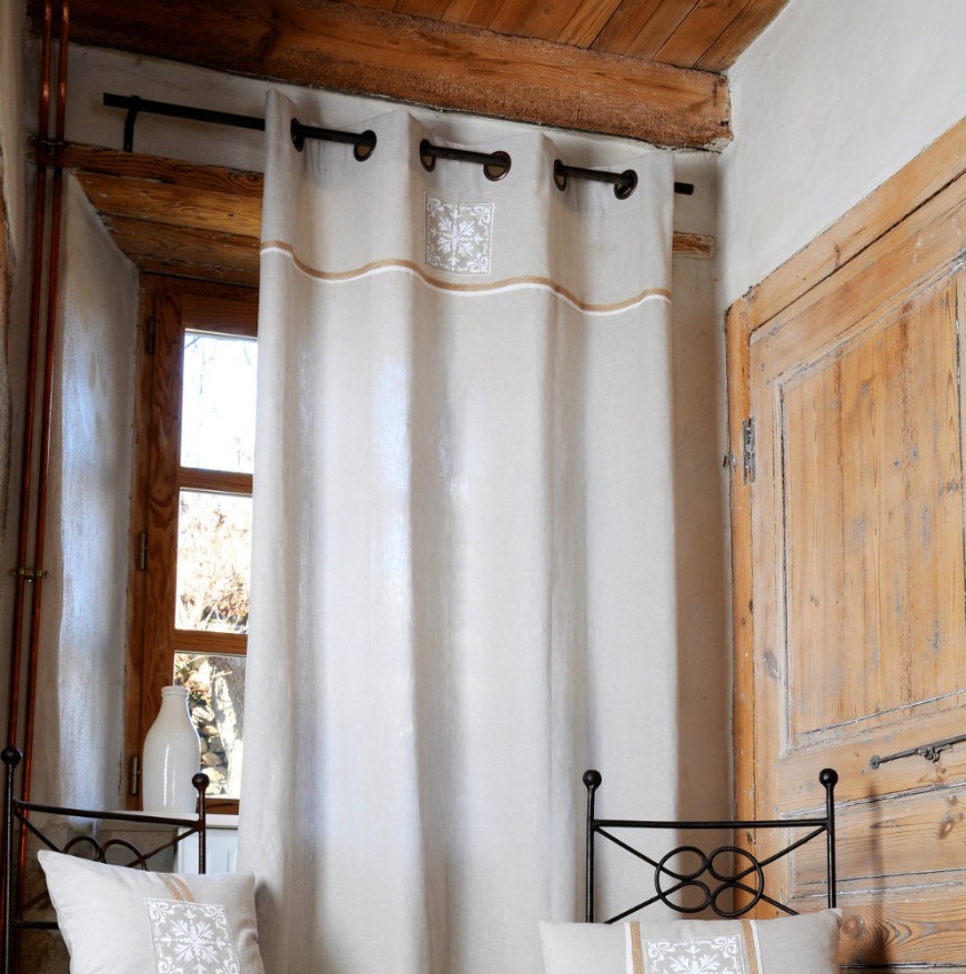 DRAPERIE BUMBAC RUSTICA - CHAMBORD GRI