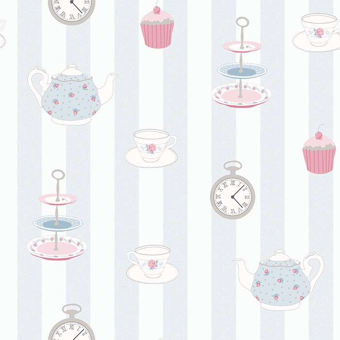 TAPET BUCATARIE SHABBY CHIC - ALICE SKY