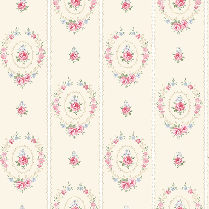 TAPET SHABBY CHIC MATILDA CORONITE - VANILLA