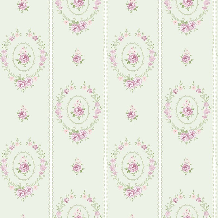 TAPET SHABBY CHIC MATILDA CORONITE - VERDE SALVIE