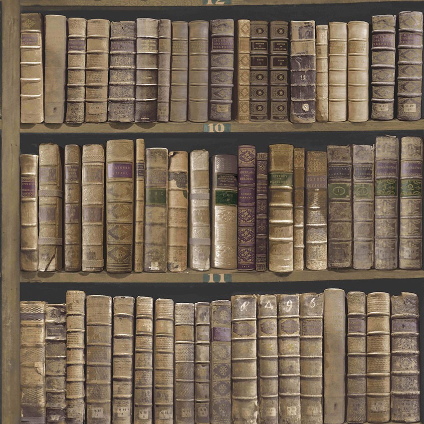 TAPET VINTAGE CARTI BIBLIOTECA MAHON OXFORD II