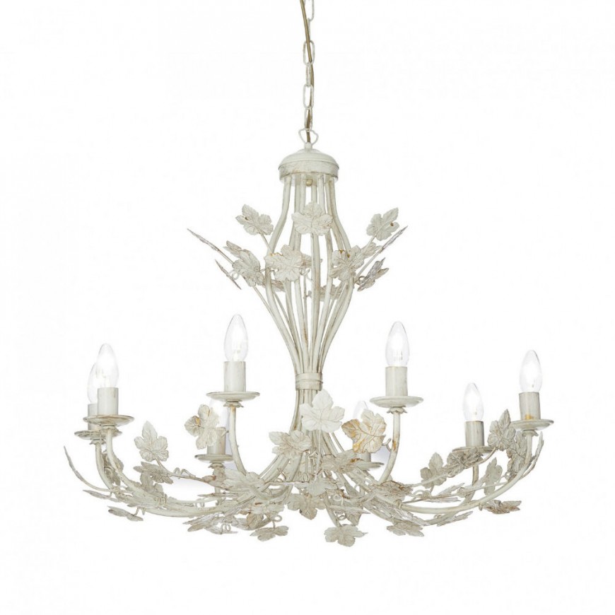 CANDELABRU VINTAGE CHAMPAGNE SP8 IVOIRE - IDEAL LUX