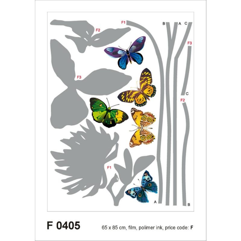 STICKER FLUTURI SI PLANTE