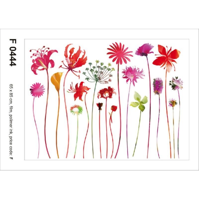STICKER FLORI MULTICOLORE - NOSTALGIE
