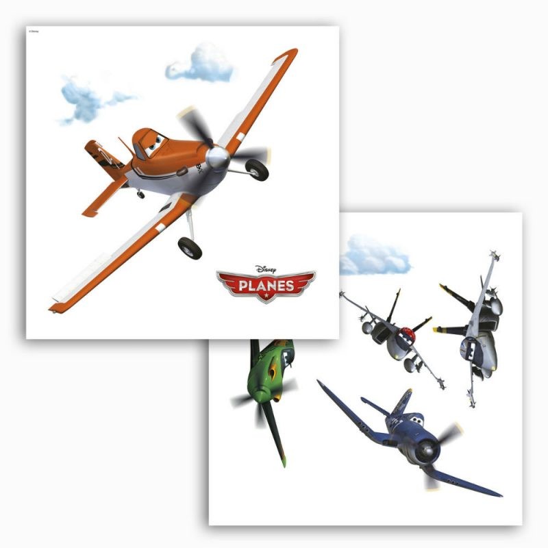 STICKER FEREASTRA PLANES - DUSTY IN ACTIUNE