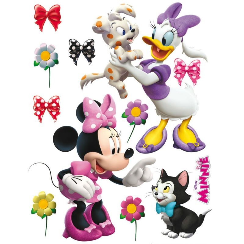 STICKER DECORATIV COPII - MINNIE SI DAISY