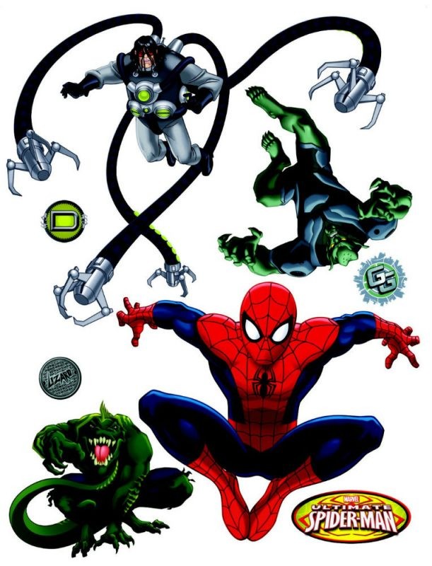 STICKER SPIDERMAN SI RIVALII