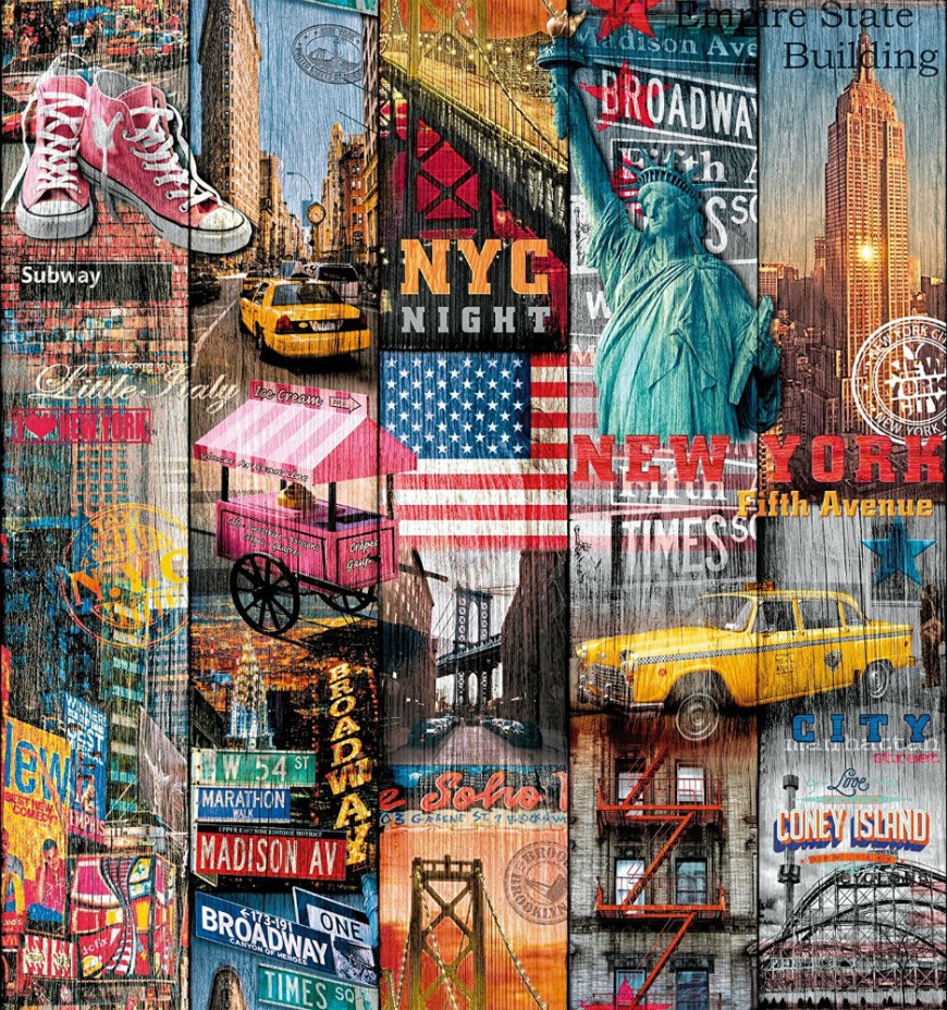AUTOCOLANT URBAN MANHATTAN 67 CM