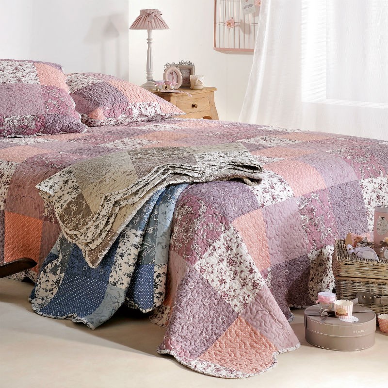 CUVERTURA PATCHWORK FLORALA ZOE