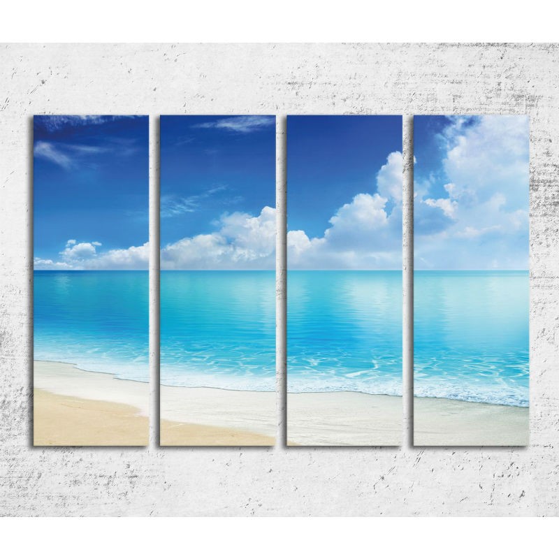 TABLOU CANVAS 4 PIESE - IN BRATELE MARII
