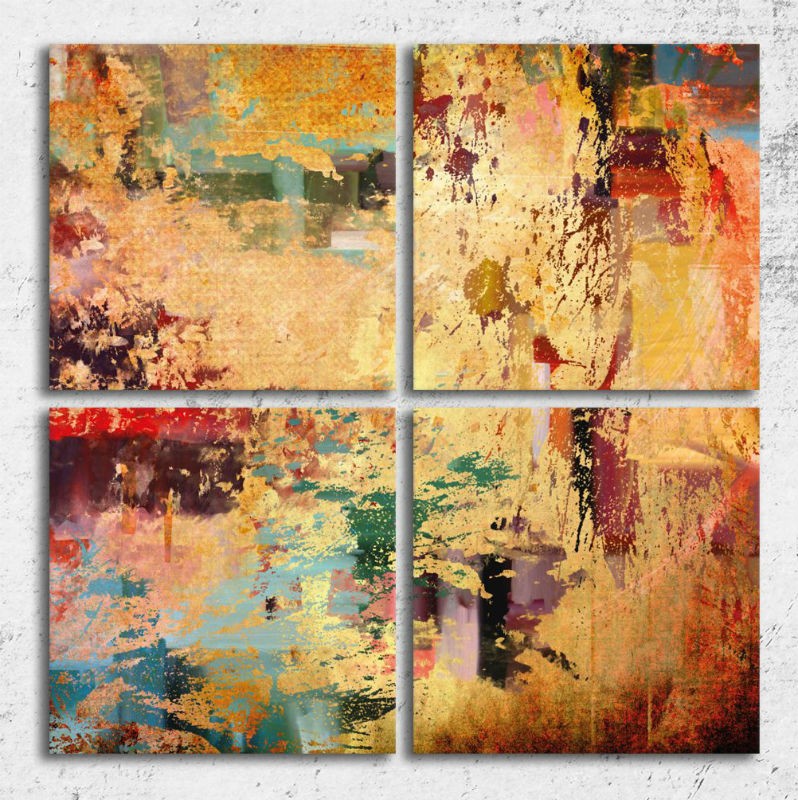 TABLOURI CANVAS 80X80 CM - VISARE IN ABSTRACT