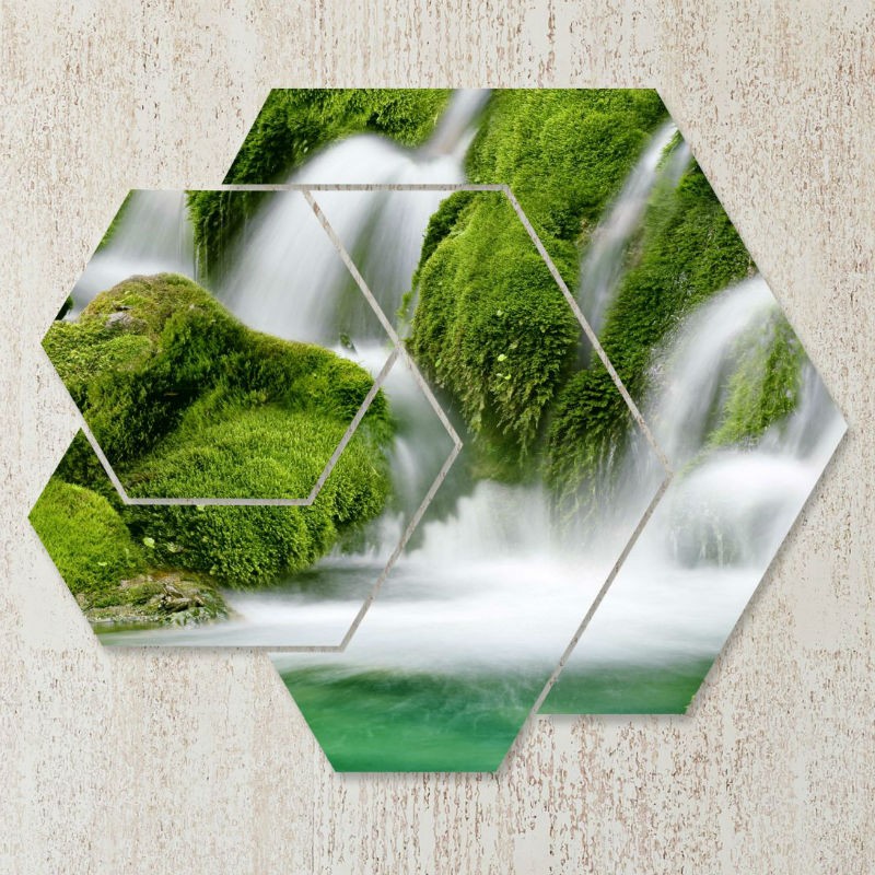 TABLOURI NATURA 4 PIESE - PROSPETIMEA CASCADEI