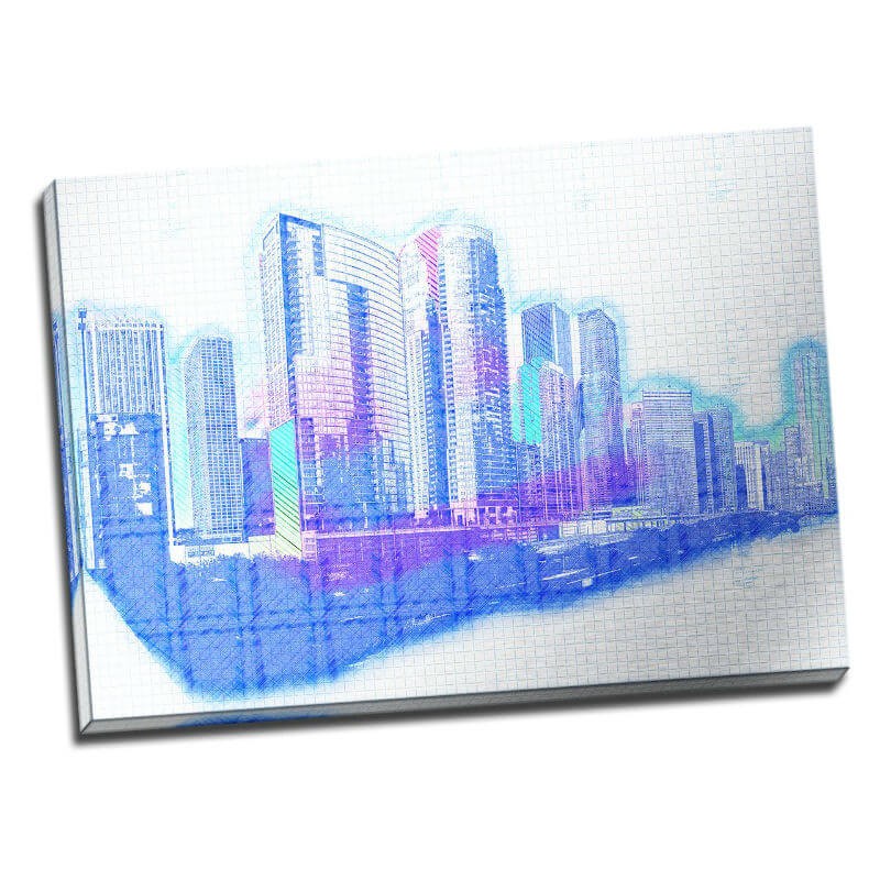 TABLOU CHICAGO - DINAMISM IN ARHITECTURA MODERNA